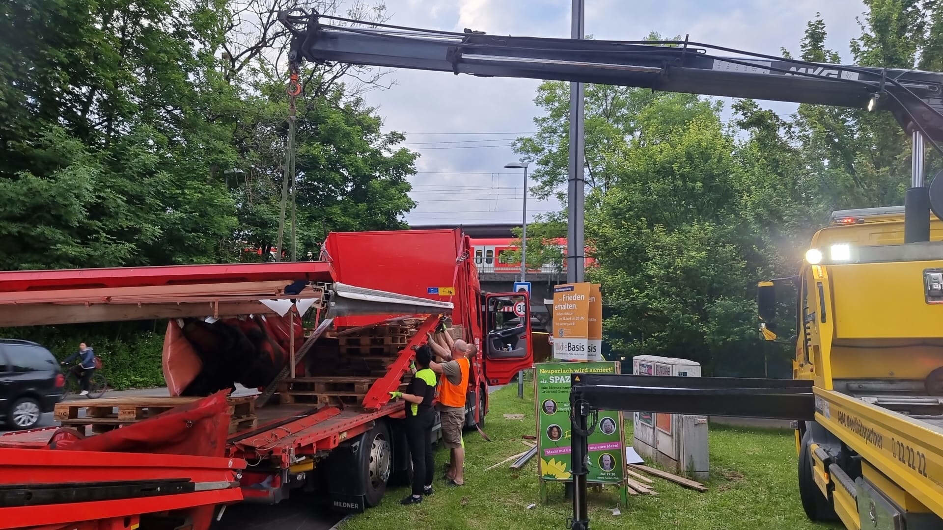 verunglückter LKW