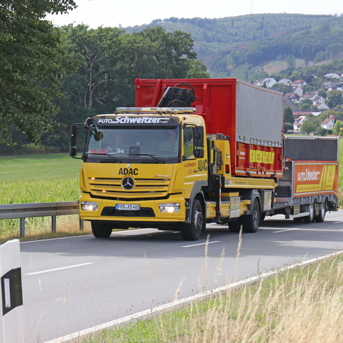 Lieferung des Hochvolt Containers